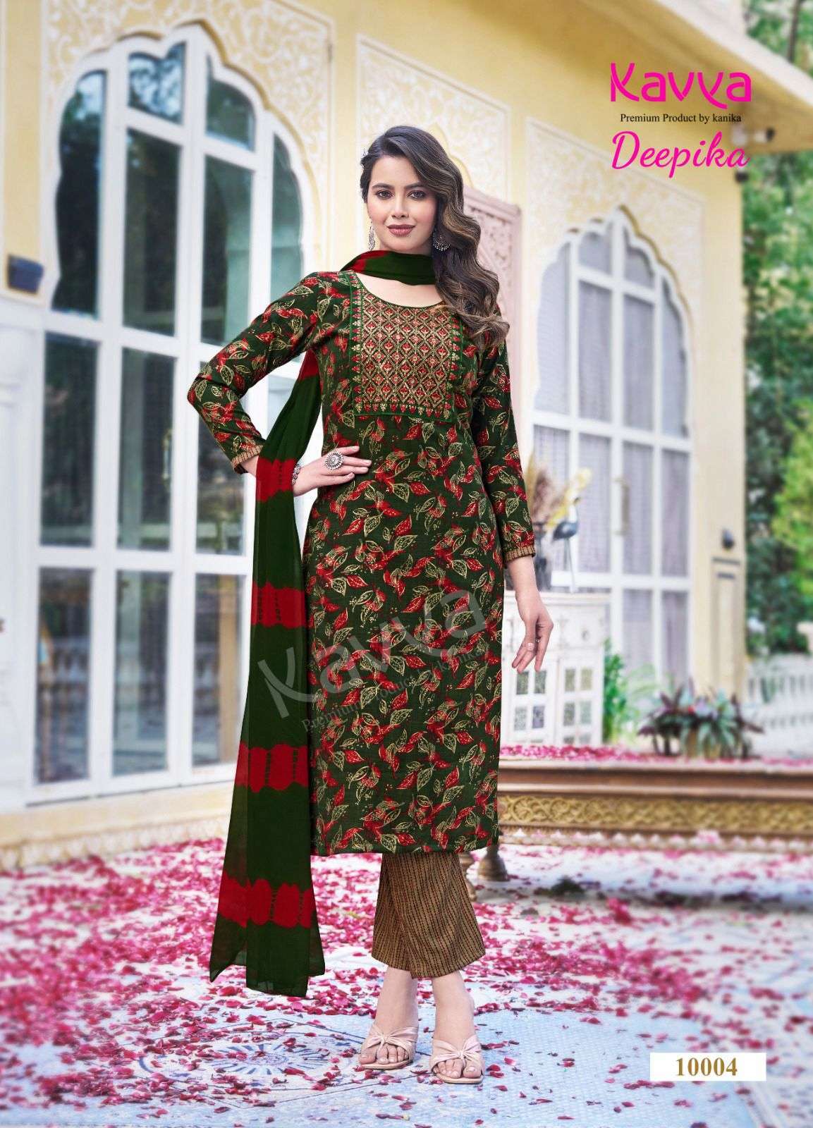 Red Designer Kurti Suit – Boutique Nepal
