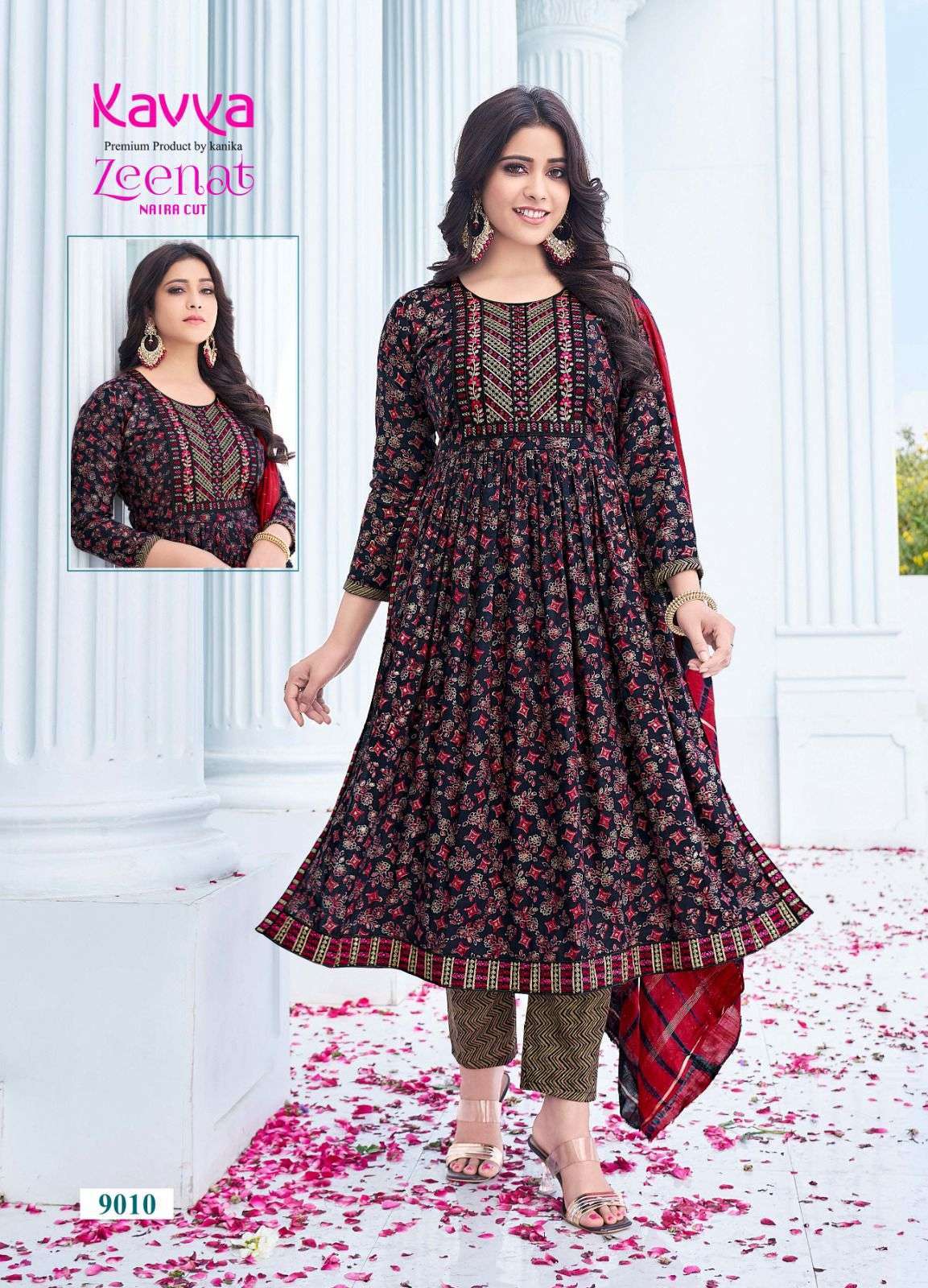 KAVYA ZEENAT VOL 9 Surat textile market kurtis