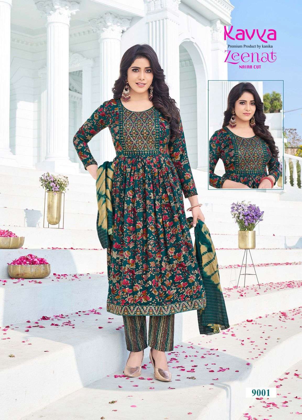 KAVYA ZEENAT VOL 9 Surat textile market kurtis