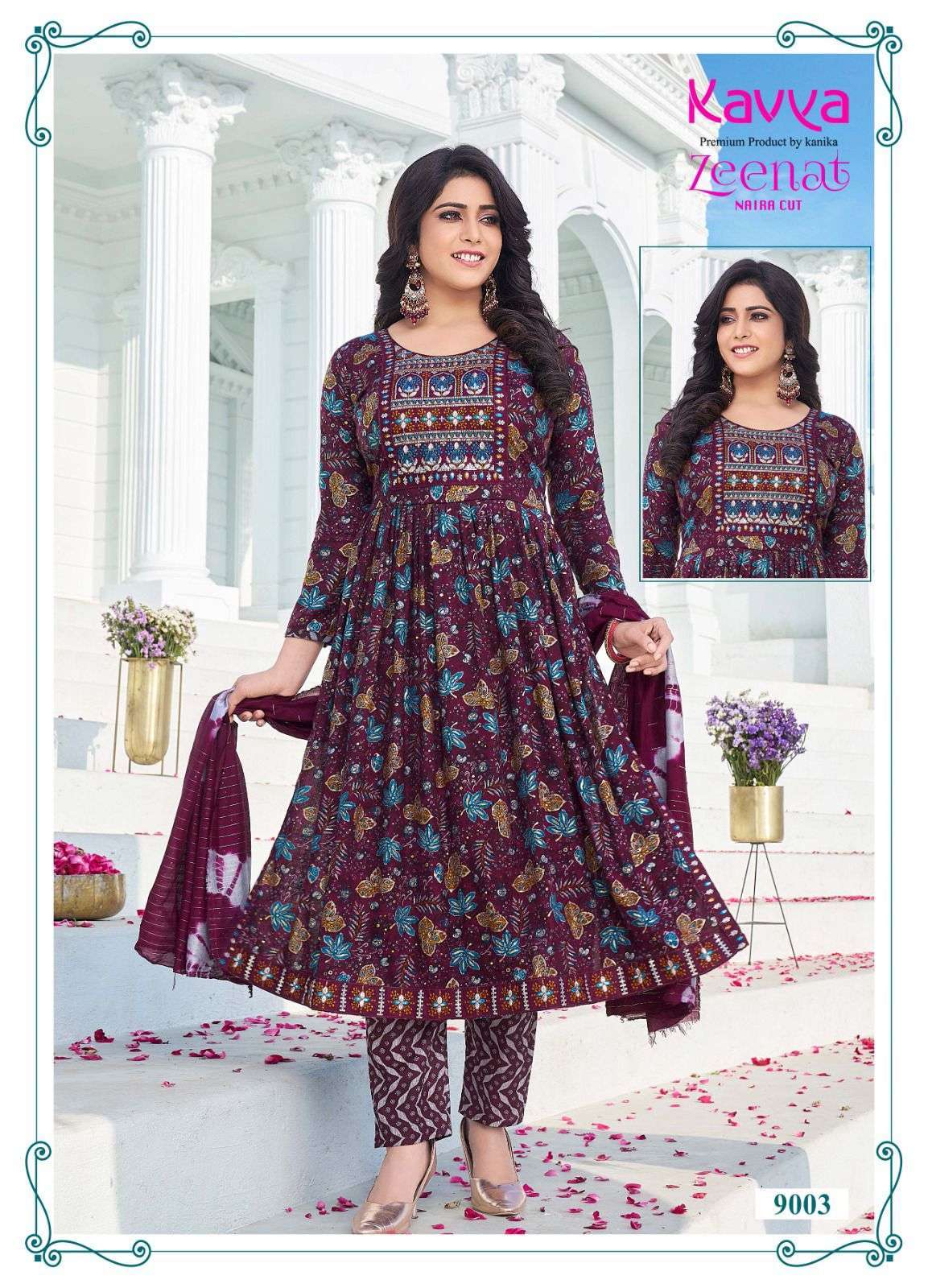 KAVYA ZEENAT VOL 9 Surat textile market kurtis