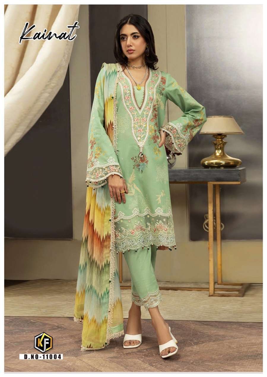 Keval Kainat Vol 11 Heavy Luxury Lawn Cotton Dress Material Surat Wholesale Market