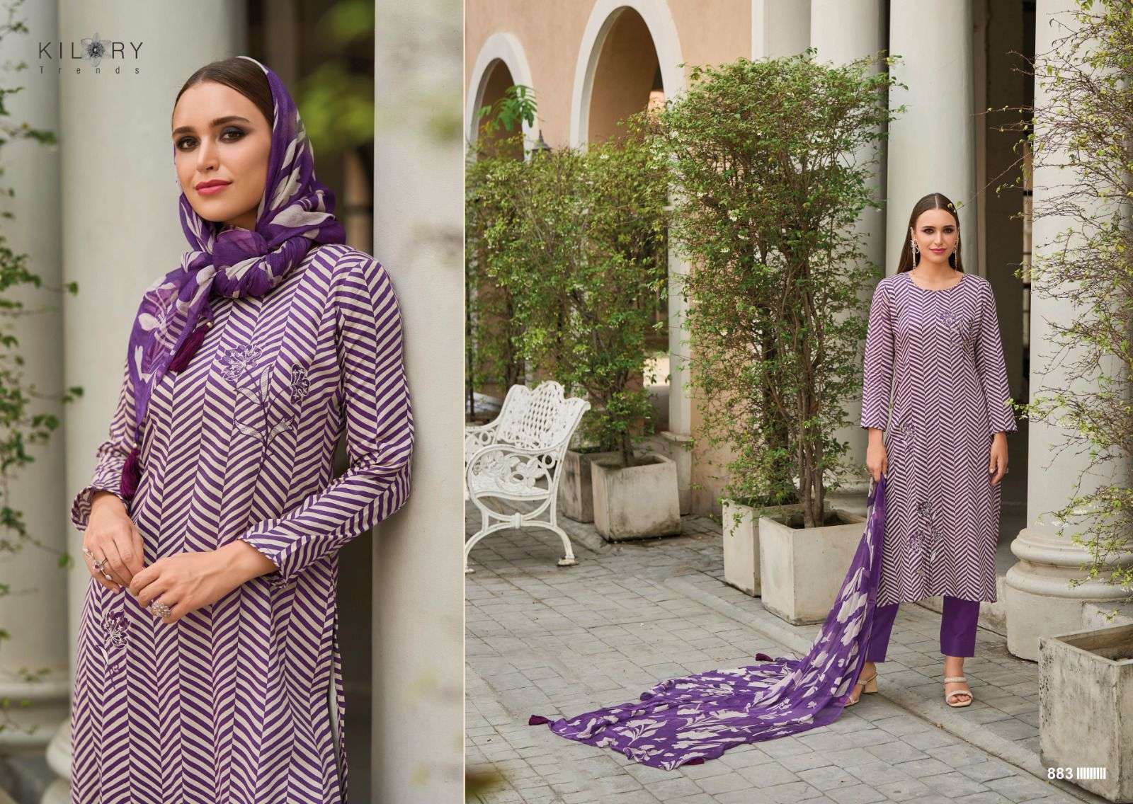 Kilory Elnaz Jam Cotton Designer  Pakistani Salwar Kameez wholesalers in Surat