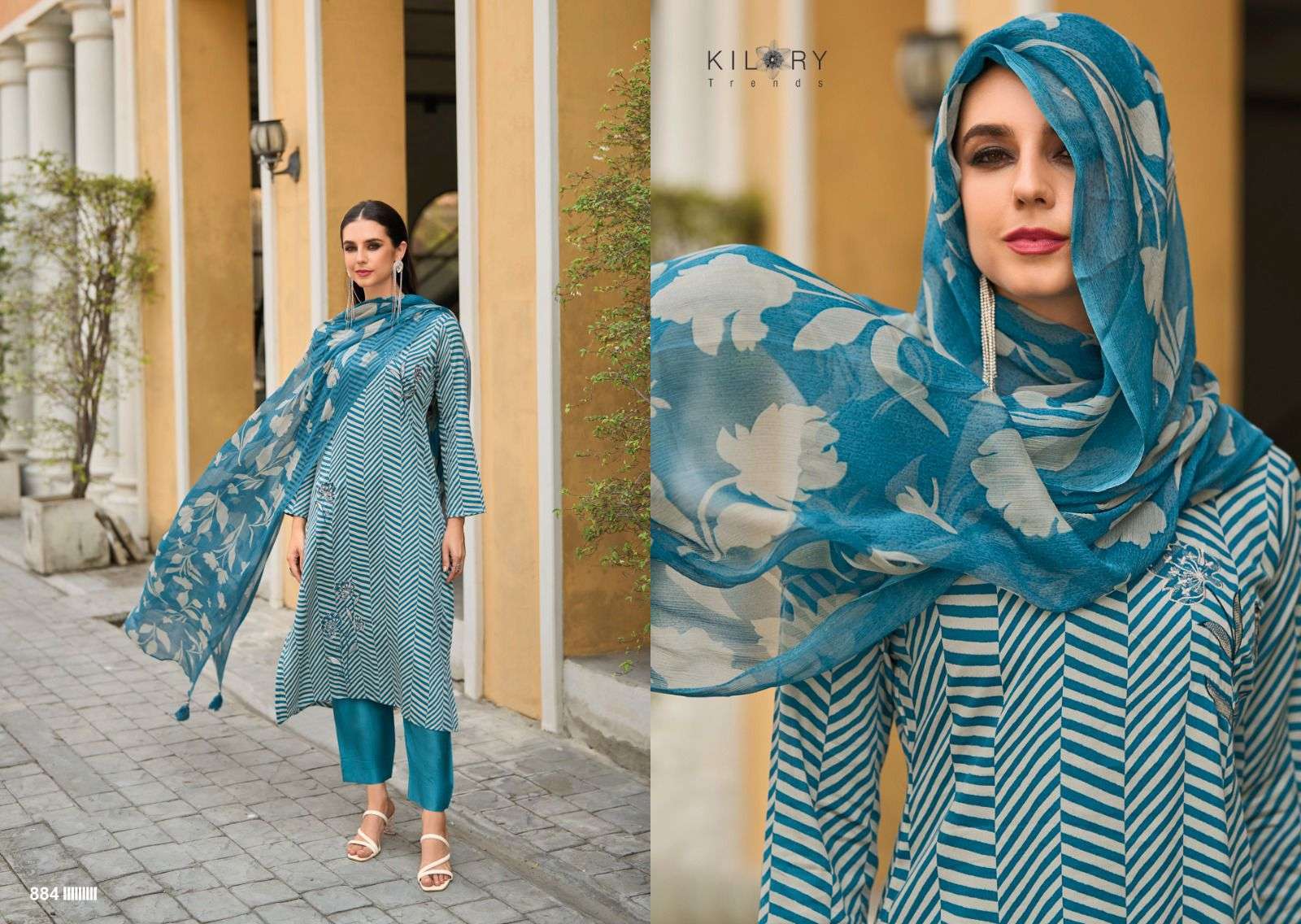 Kilory Elnaz Jam Cotton Designer  Pakistani Salwar Kameez wholesalers in Surat