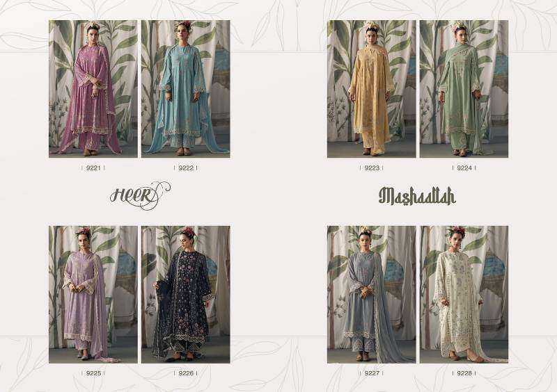 Kimora Heer Mashaallah Printed Muslin Dress Material wholesalers in Surat