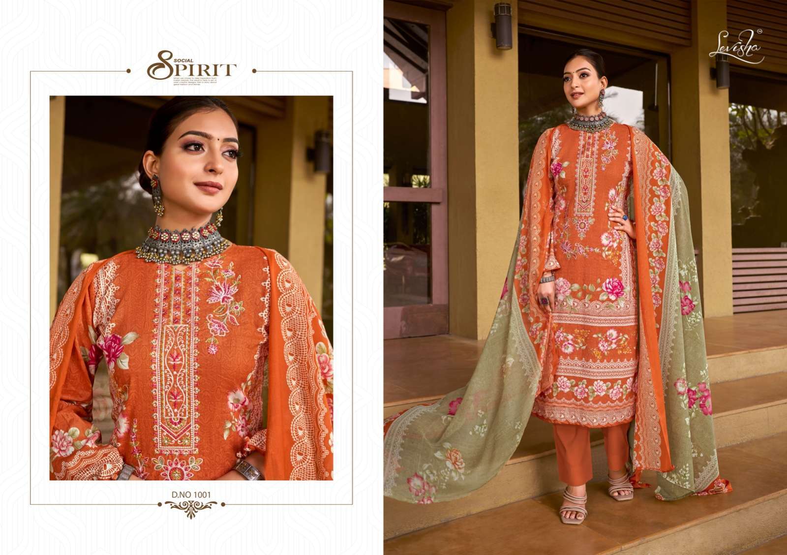 Levisha Shehnaz 1 Chiffon Dupatta  Surat Dress Material Online