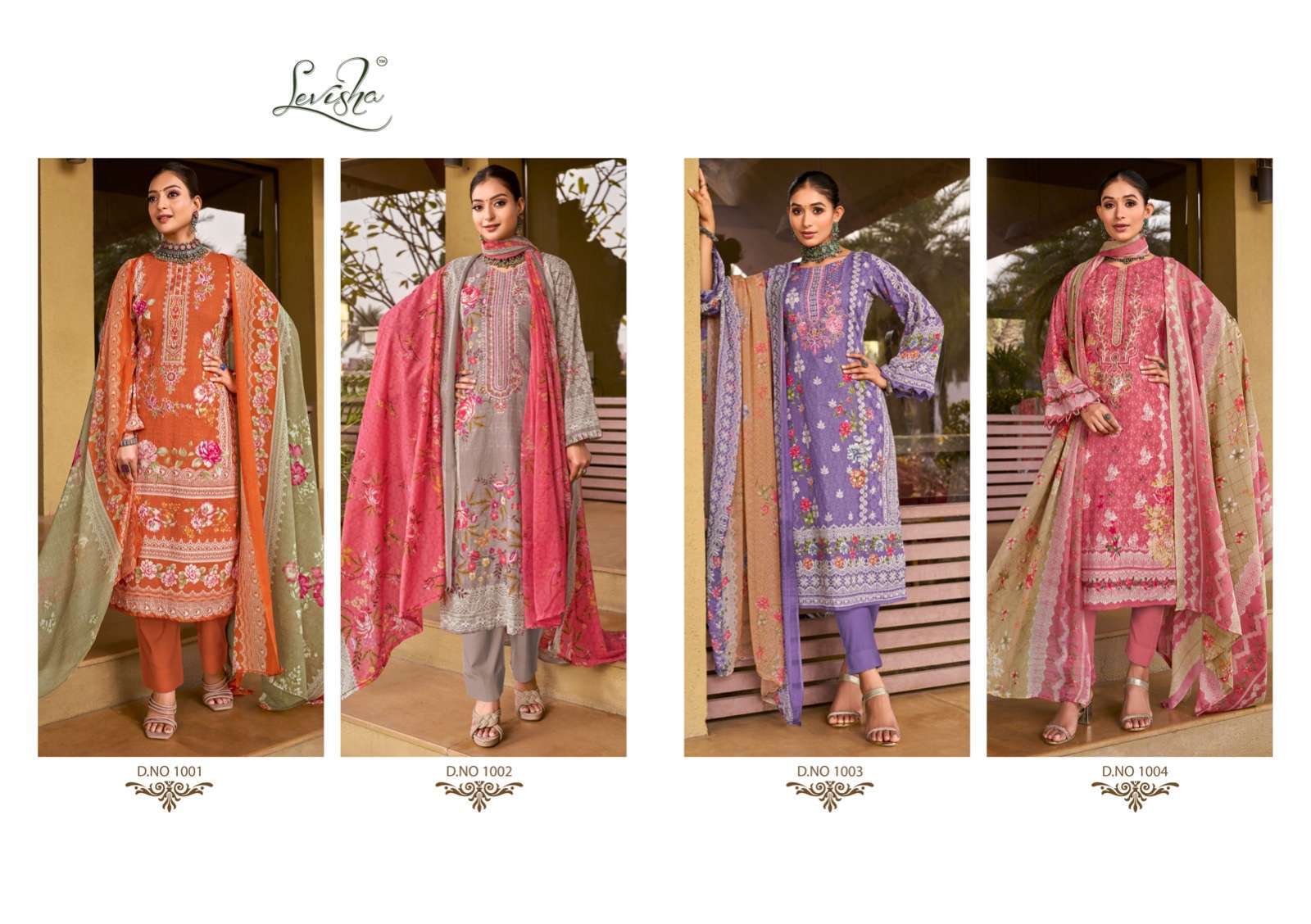 Levisha Shehnaz 1 Chiffon Dupatta  Surat Dress Material Online