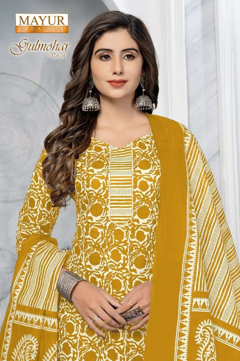 Mayur Gulmohar Vol-4 Wholesale dress material sellers in Surat