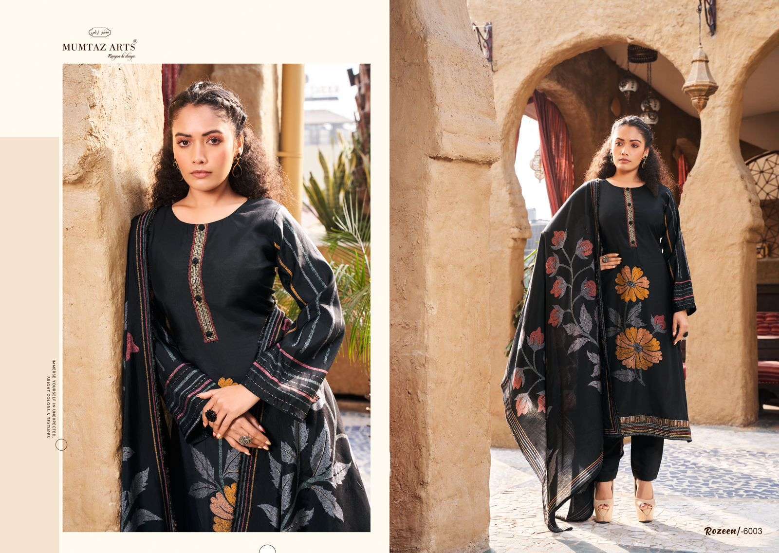 Mumtaz Rozeen Viscose Designer Wholesale Indian suits