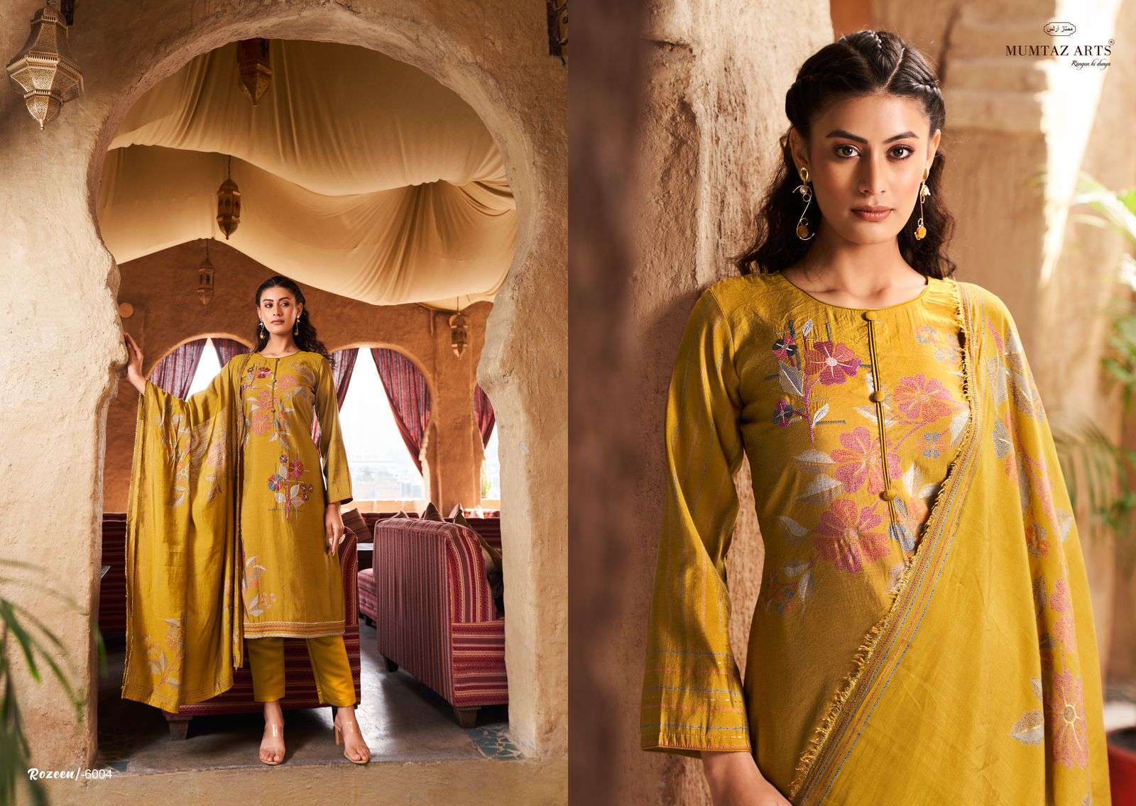 Mumtaz Rozeen Viscose Designer Wholesale Indian suits