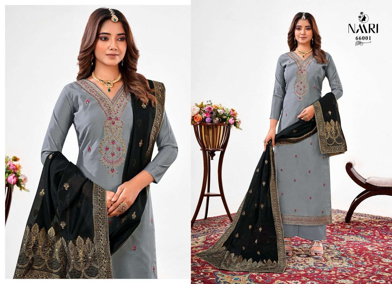 Naari Gatha Roman Silk Designer Pakistani designer lawn suits