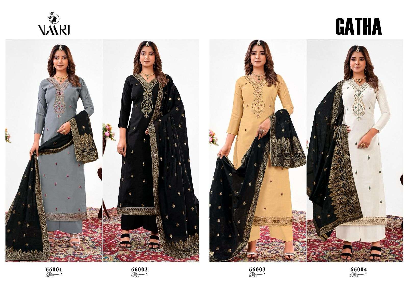 Naari Gatha Roman Silk Designer Pakistani designer lawn suits