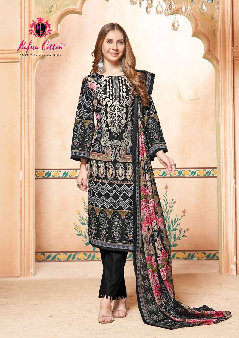 Nafisa Esra Vol 4 Karachi Suits Cotton Ladies Dress Materials for Resale