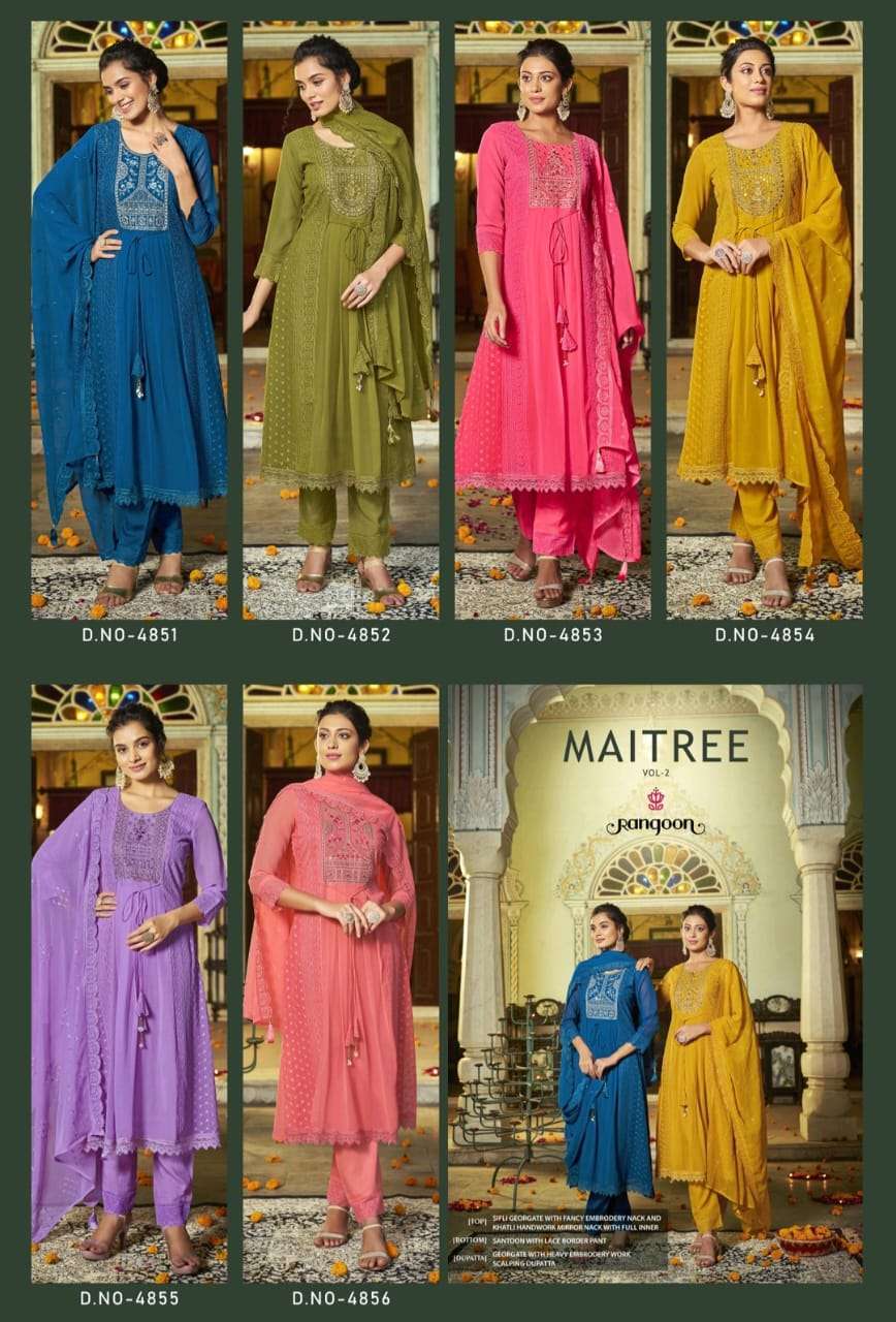 Rangoon MAITREE VOl-02 . Wholesale kurti manufacturers in Surat