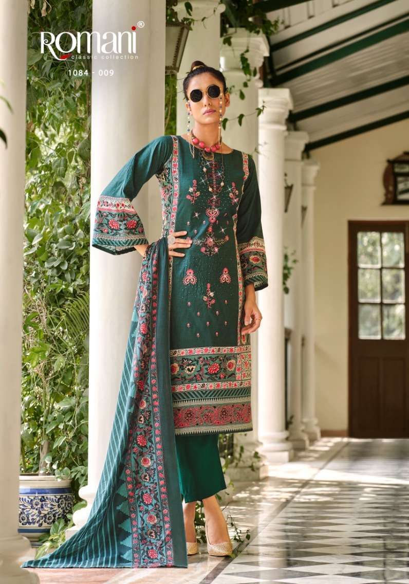 Romani Aarzu Premium Soft Cotton Surat Silk Dress Materials