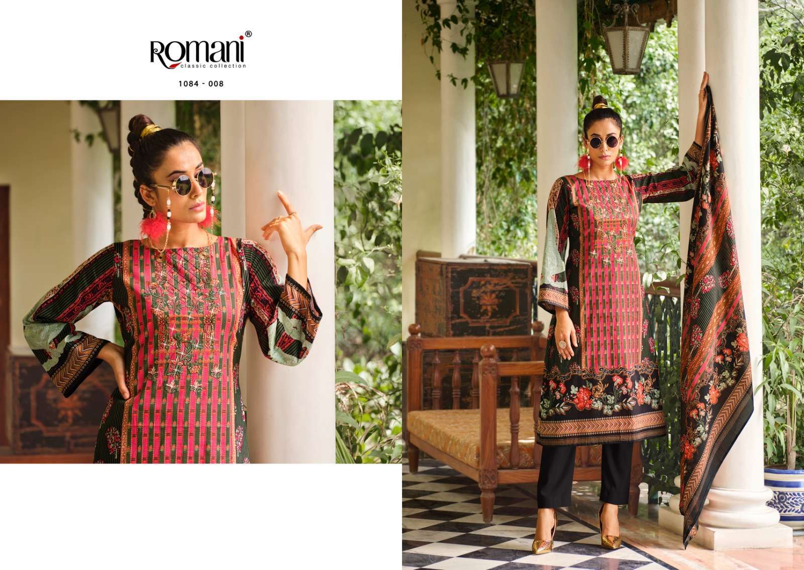 Romani Aarzu Premium Soft Cotton Surat Silk Dress Materials
