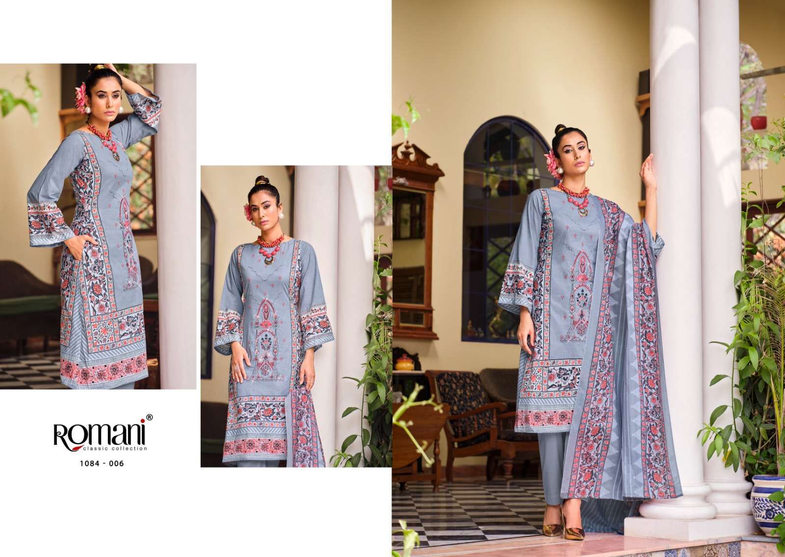 Romani Aarzu Premium Soft Cotton Surat Silk Dress Materials