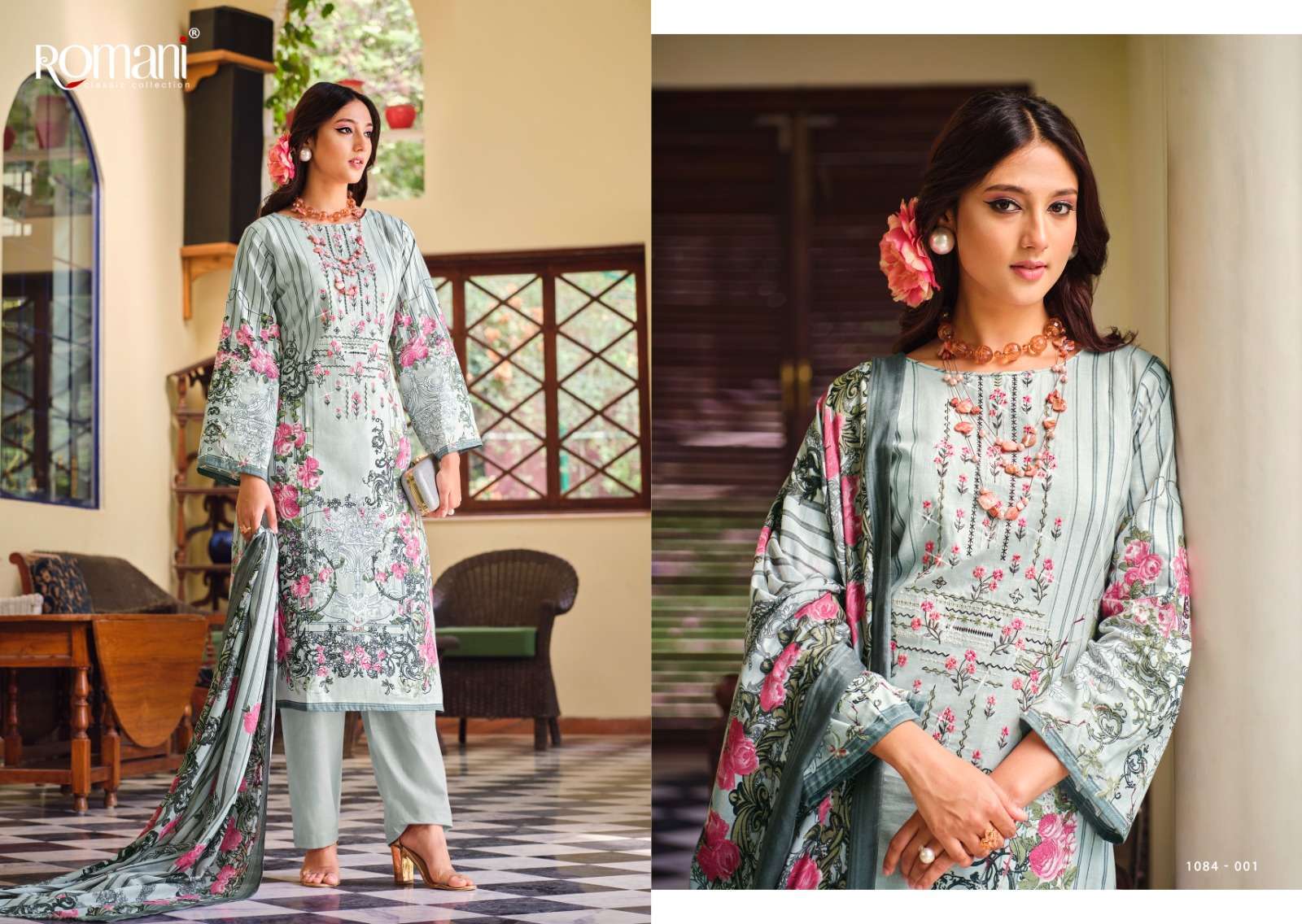Romani Aarzu Premium Soft Cotton Surat Silk Dress Materials