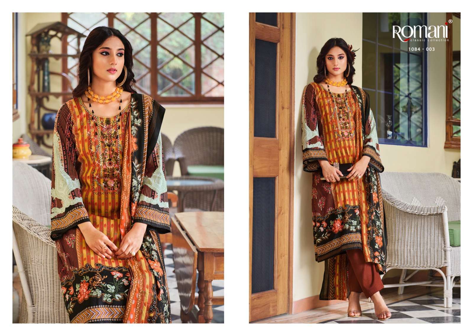 Romani Aarzu Premium Soft Cotton Surat Silk Dress Materials