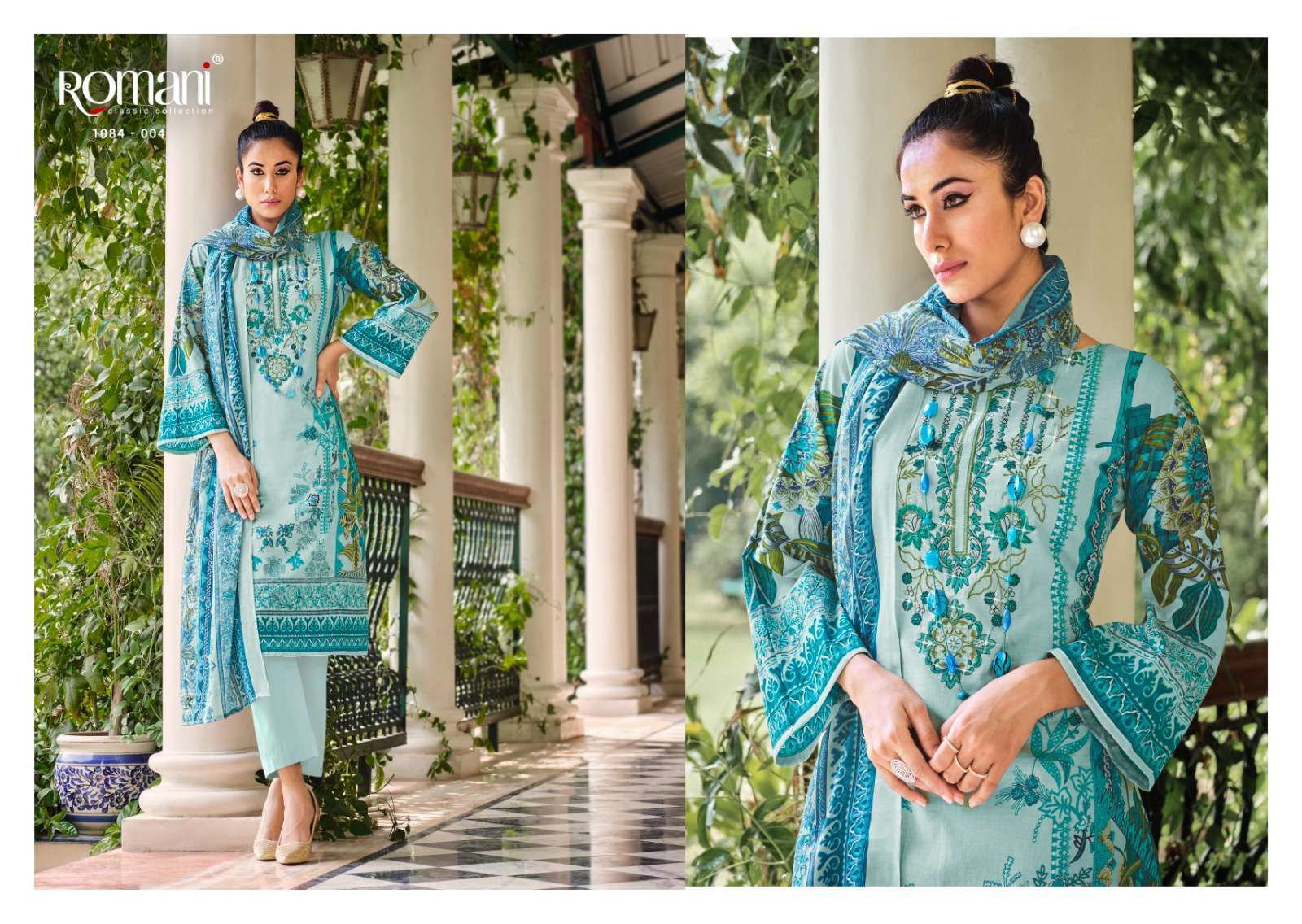 Romani Aarzu Premium Soft Cotton Surat Silk Dress Materials