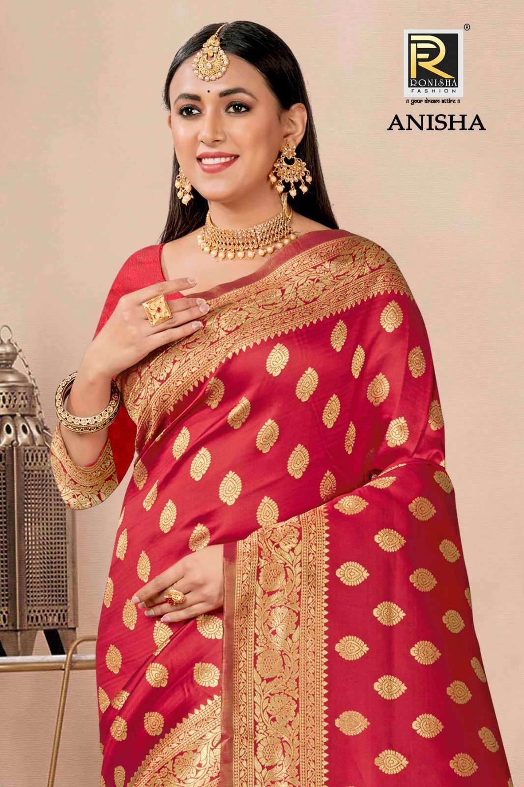 Ronisha Anisha Banarasi Silk Cotton saree manufacturers in Ahmedabad