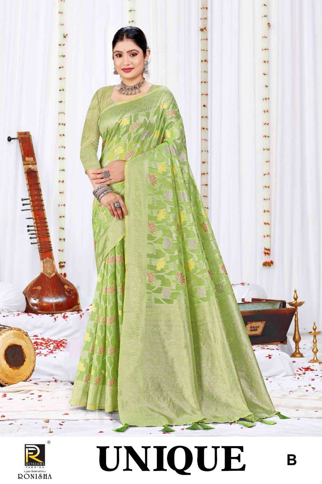 Ronisha Unique Banarasi Silk Surat  Surat sarees wholesale in Chennai