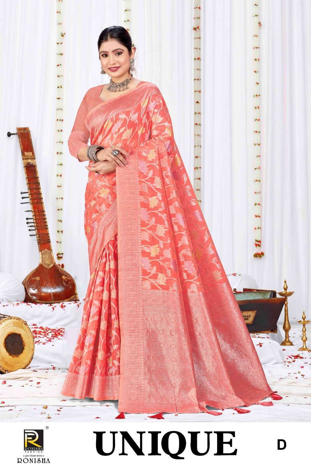 Ronisha Unique Banarasi Silk Surat  Surat sarees wholesale in Chennai