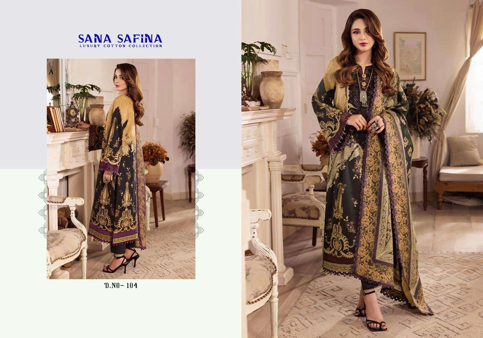 Sana Safina Vol 1 Luxury Cotton Karachi Wholesale dress material suppliers