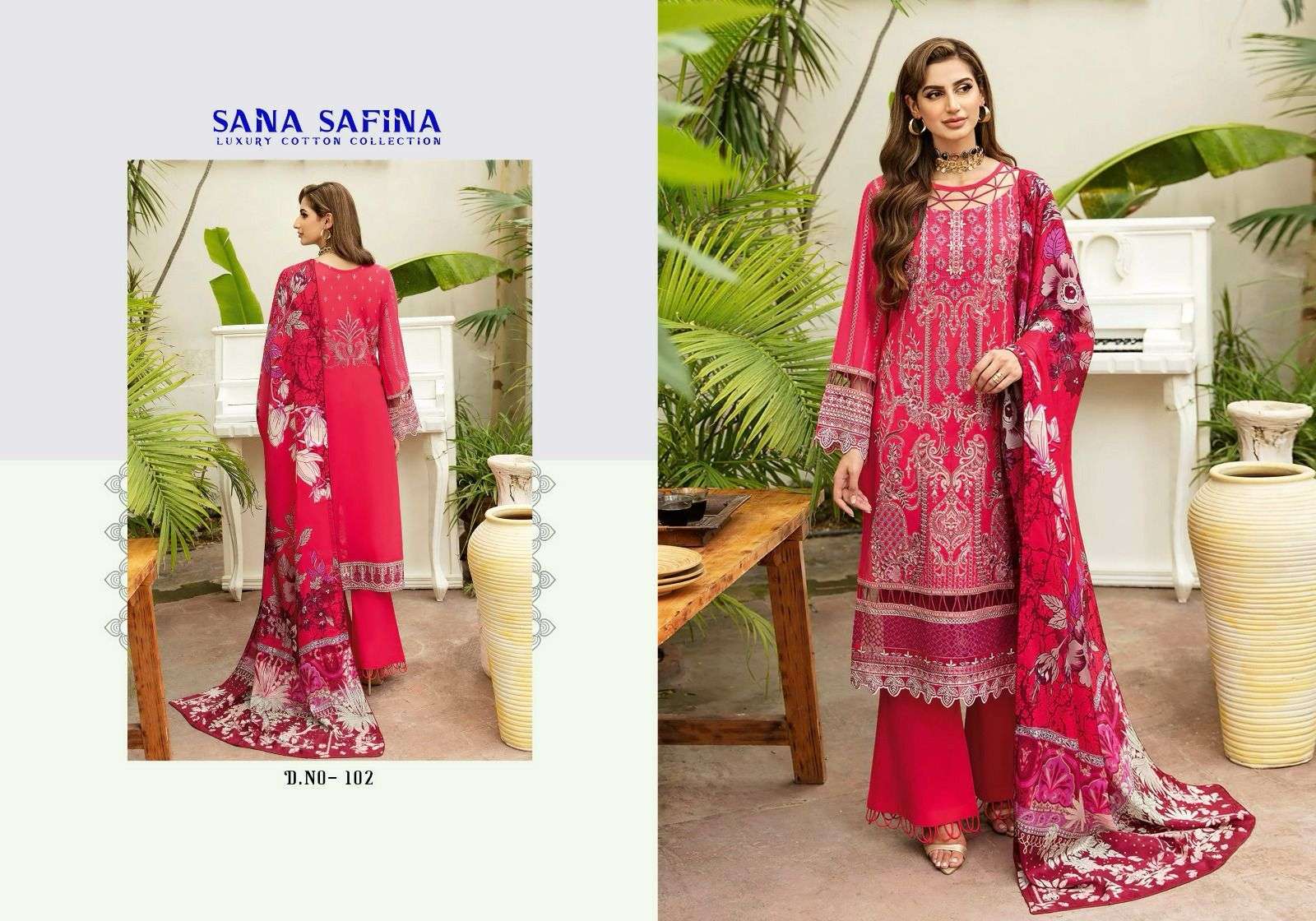 Sana Safina Vol 1 Luxury Cotton Karachi Wholesale dress material suppliers