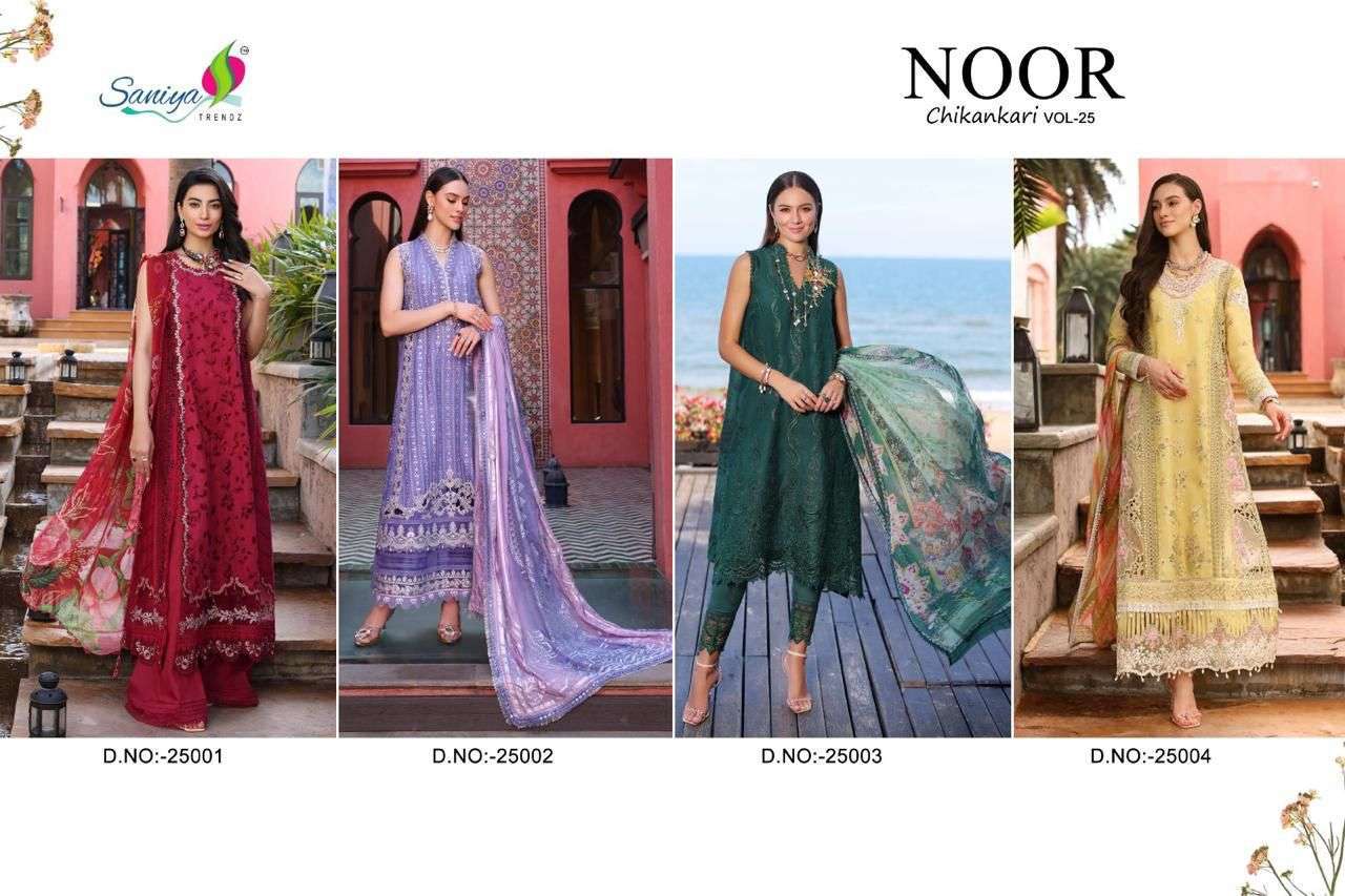 Saniya Noor Chikankari Vol 01 Embroidered Cotton Salwar Kameez manufacturers