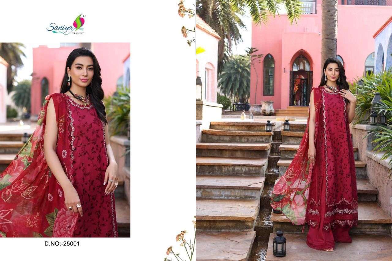 Saniya Noor Chikankari Vol 01 Embroidered Cotton Salwar Kameez manufacturers