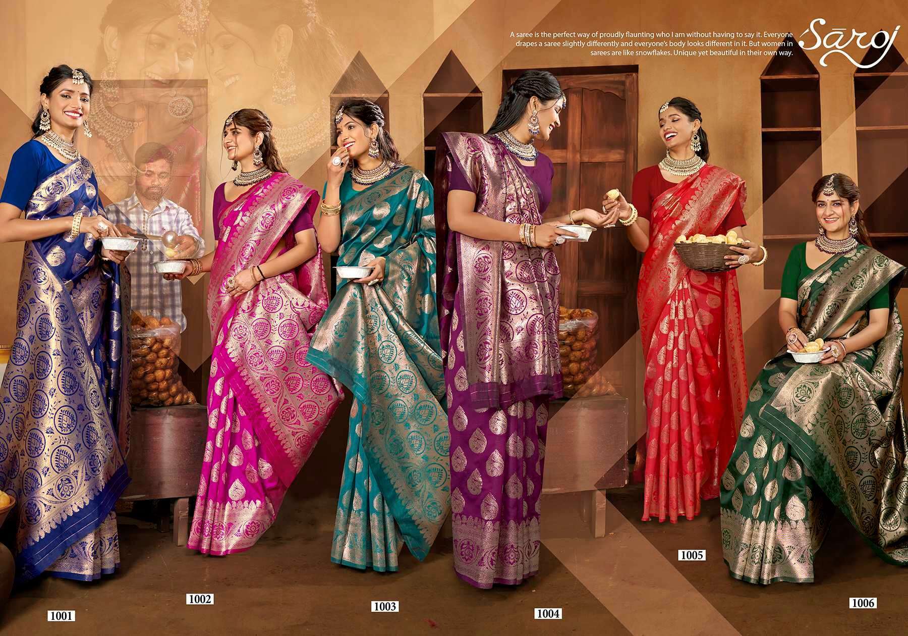 Saroj Resham Silk Vol - 2 Soft Silk Saree With Rich Pallu Silk Designer sarees wholesale