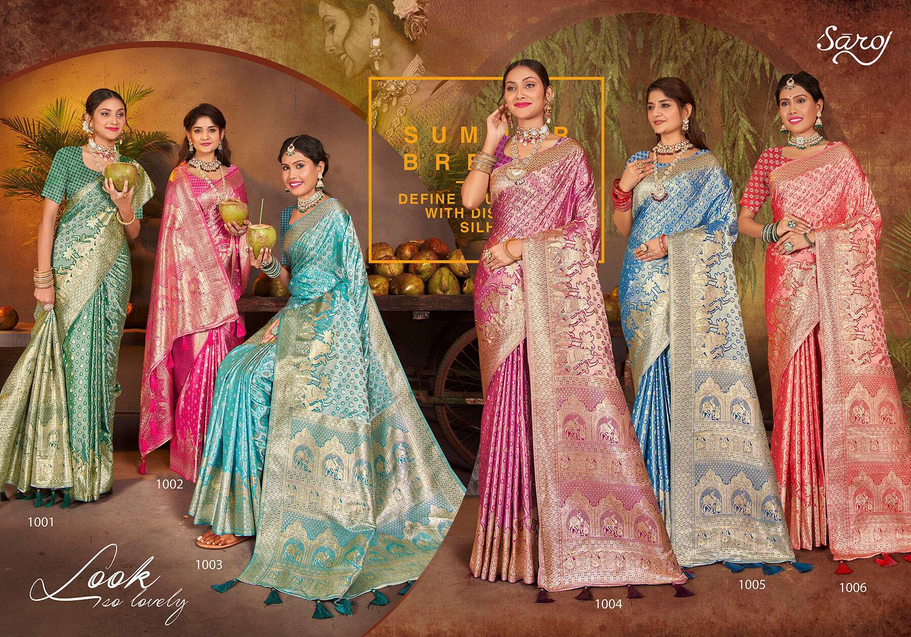 Saroj Shreemati - 1 Soft Satin  Surat saree suppliers