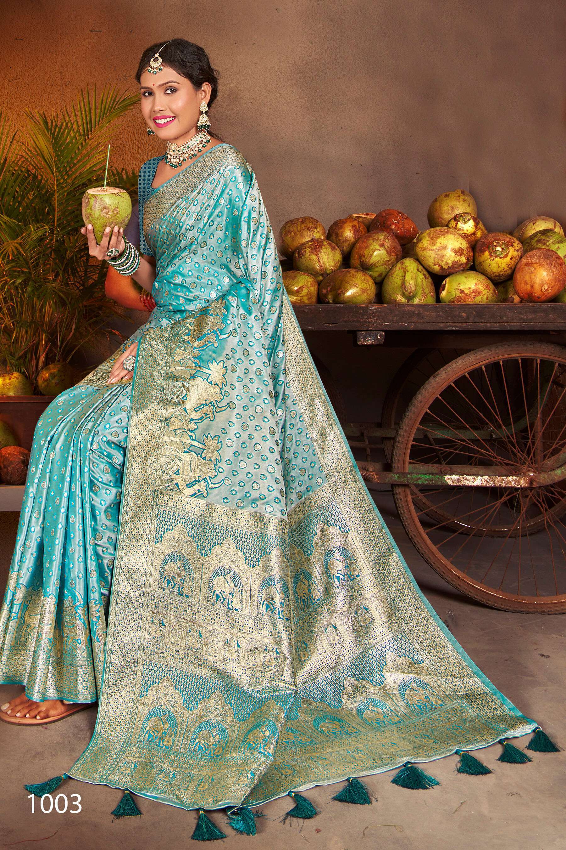 Saroj Shreemati - 1 Soft Satin  Surat saree suppliers