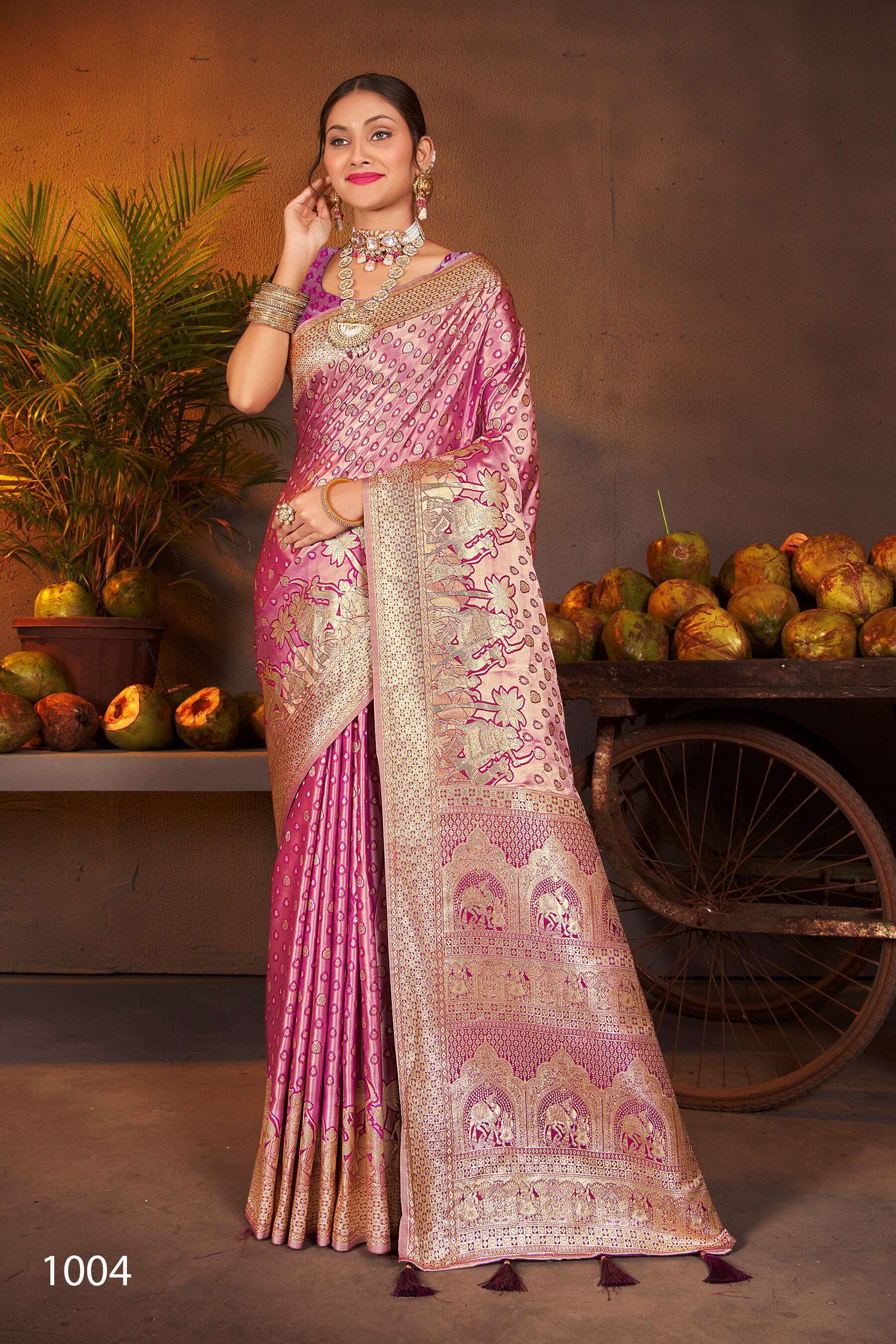 Saroj Shreemati - 1 Soft Satin  Surat saree suppliers