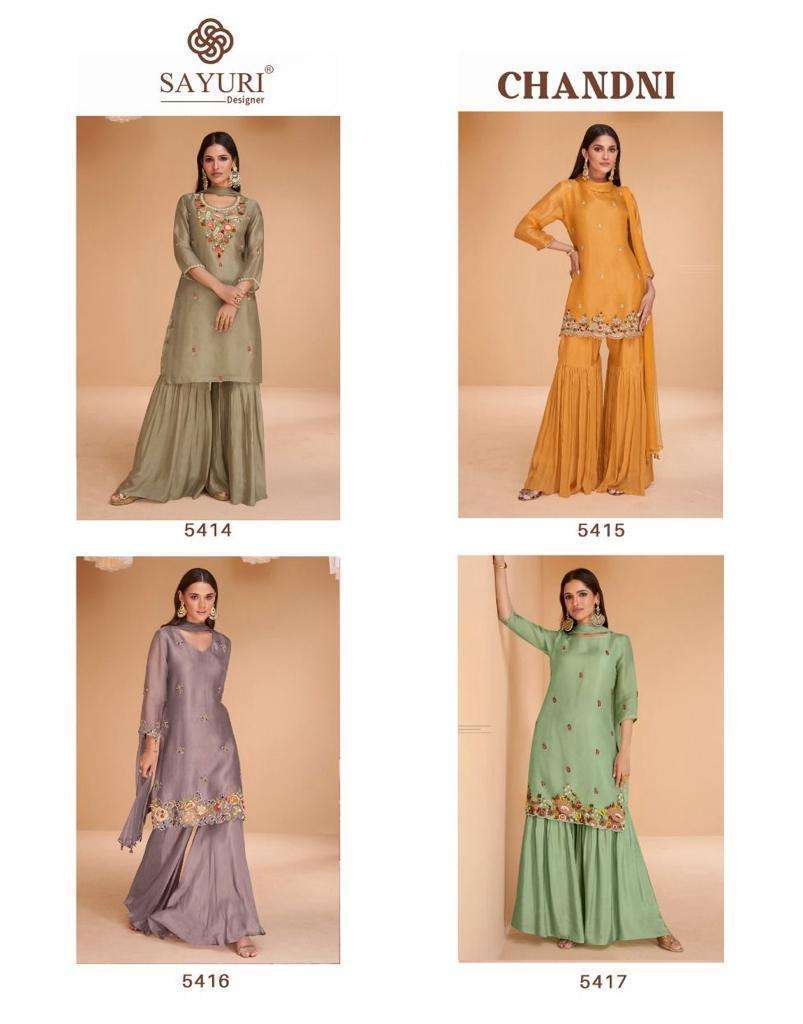 Sayuri Chandni Organza Silk Designer Silk  Wholesale Designer Salwar Kameez