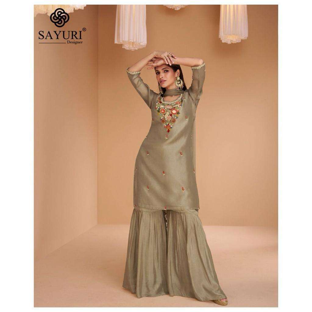 Sayuri Chandni Organza Silk Designer Silk  Wholesale Designer Salwar Kameez
