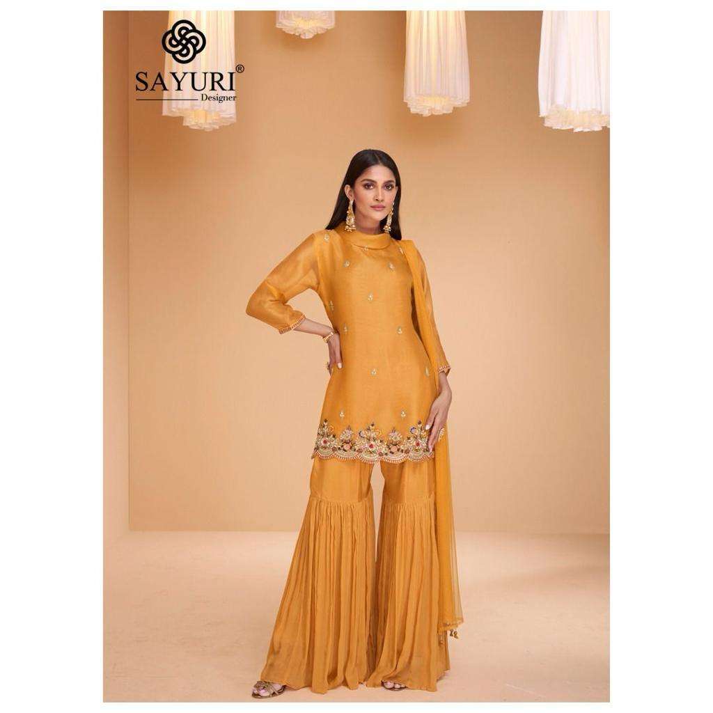 Sayuri Chandni Organza Silk Designer Silk  Wholesale Designer Salwar Kameez