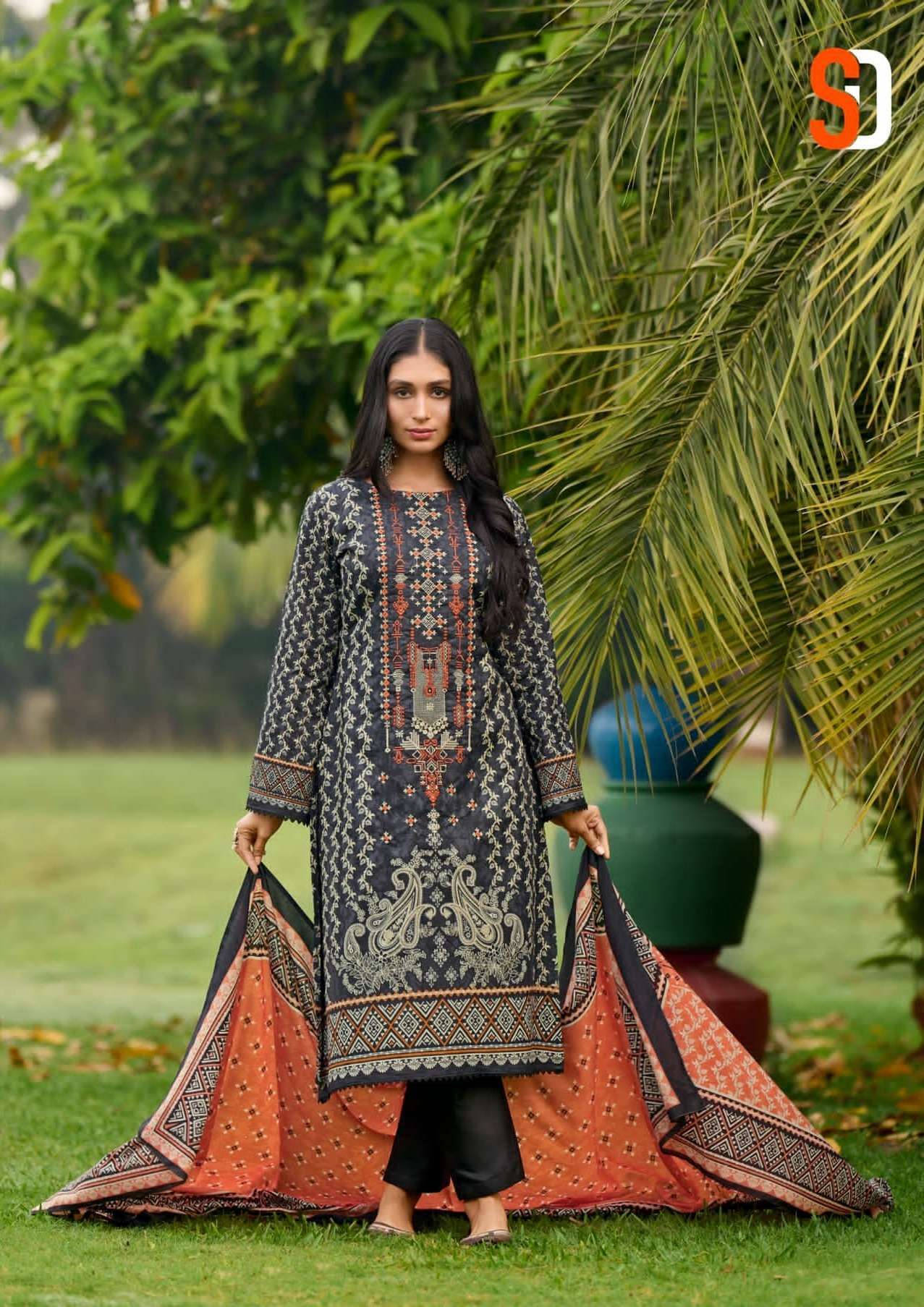 Shraddha Bin Saeed Lawn Vol 6 Pakistani Lawn Suits Wholesale in Surat