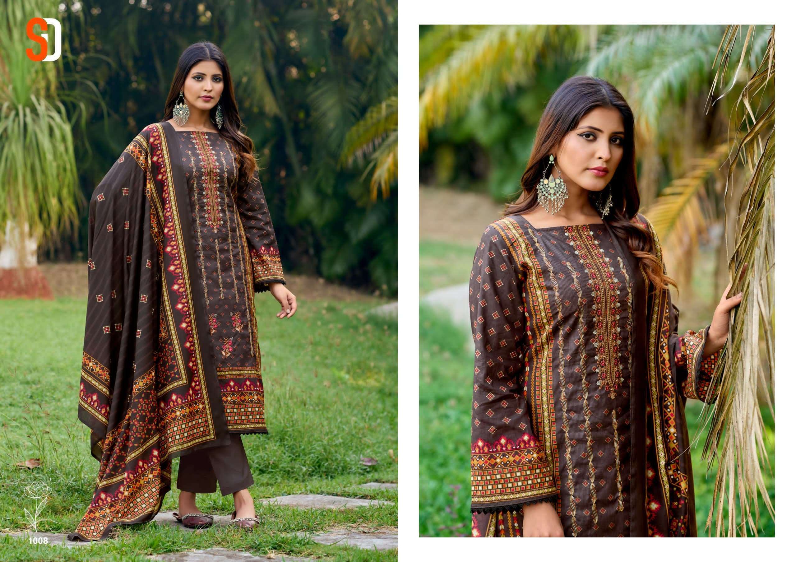 Shraddha Bin Saeed Lawn Vol 6 Pakistani Lawn Suits Wholesale in Surat