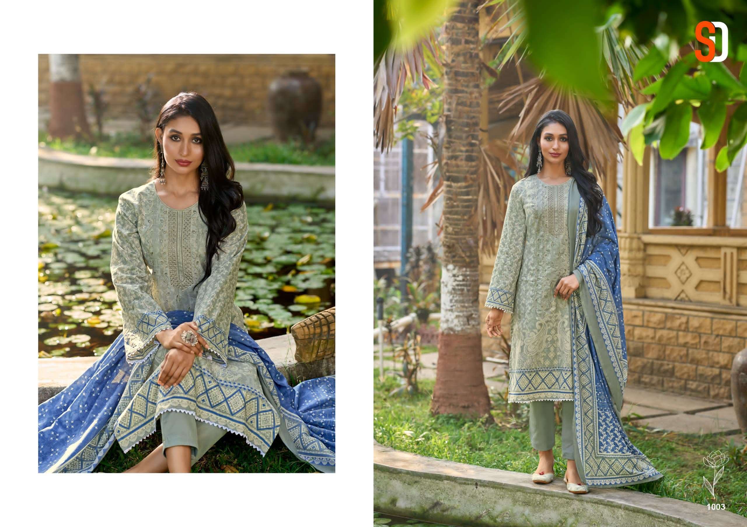 Shraddha Bin Saeed Lawn Vol 6 Pakistani Lawn Suits Wholesale in Surat
