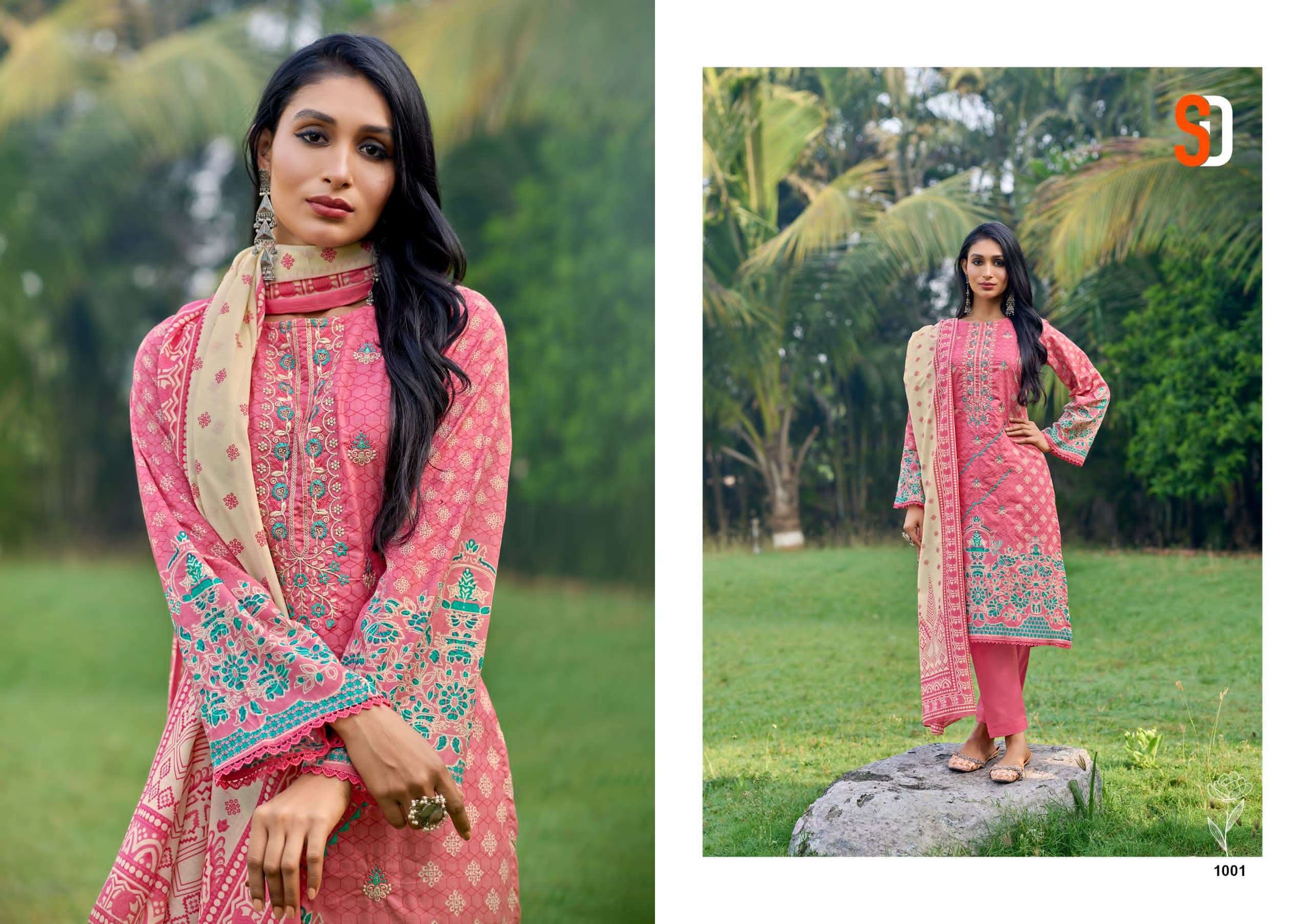 Shraddha Bin Saeed Lawn Vol 6 Pakistani Lawn Suits Wholesale in Surat