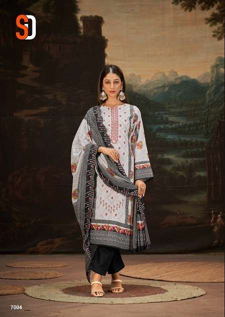 Shraddha Bin Saeed Vol 7 Pakistani unstitched salwar kameez