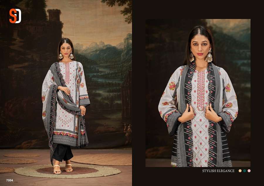 Shraddha Bin Saeed Vol 7 Pakistani unstitched salwar kameez