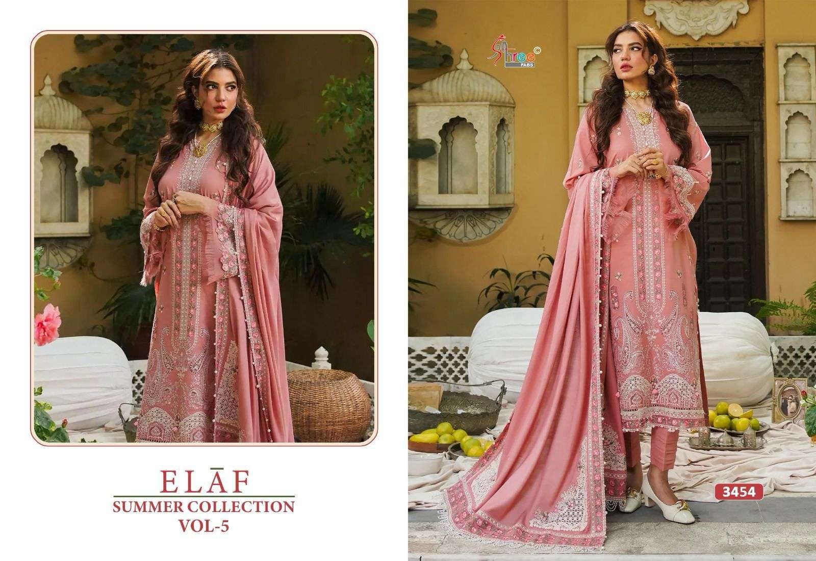 Shree Elaf Vol 5 Chiffon Dupatta Designer Pakistani Salwar Kameez in Surat