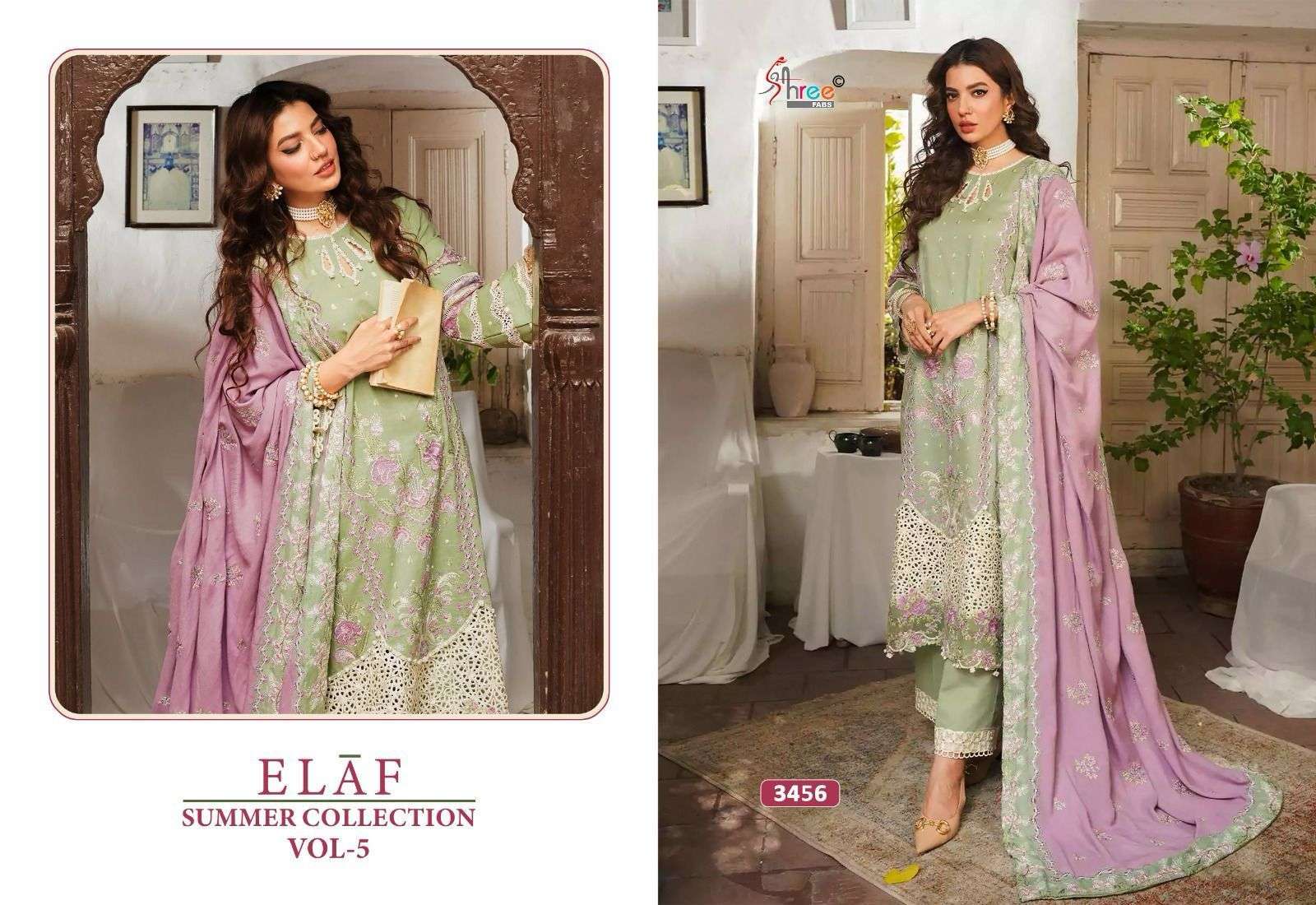 Shree Elaf Vol 5 Chiffon Dupatta Designer Pakistani Salwar Kameez in Surat