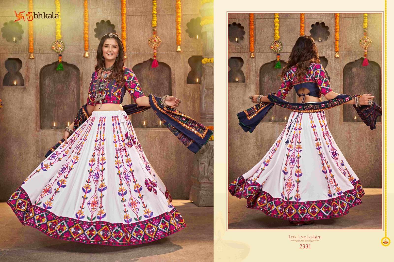 SHUBHKALA Exclusive Festival Wear Navratri Collection Chaniya Choli manufacturers for boutiques