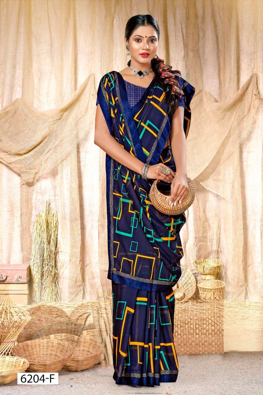 SURBHI 6204 INDER SILK MILLS  Indian sarees wholesale