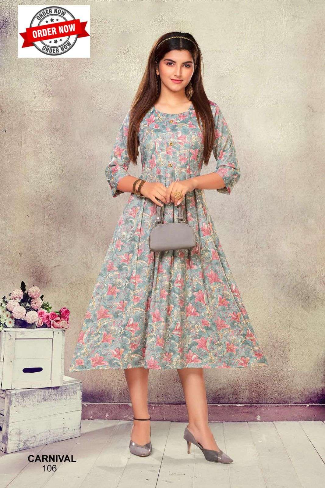 TRENDY CARNIVAL VOL.1 Kurti distributor in Gujarat