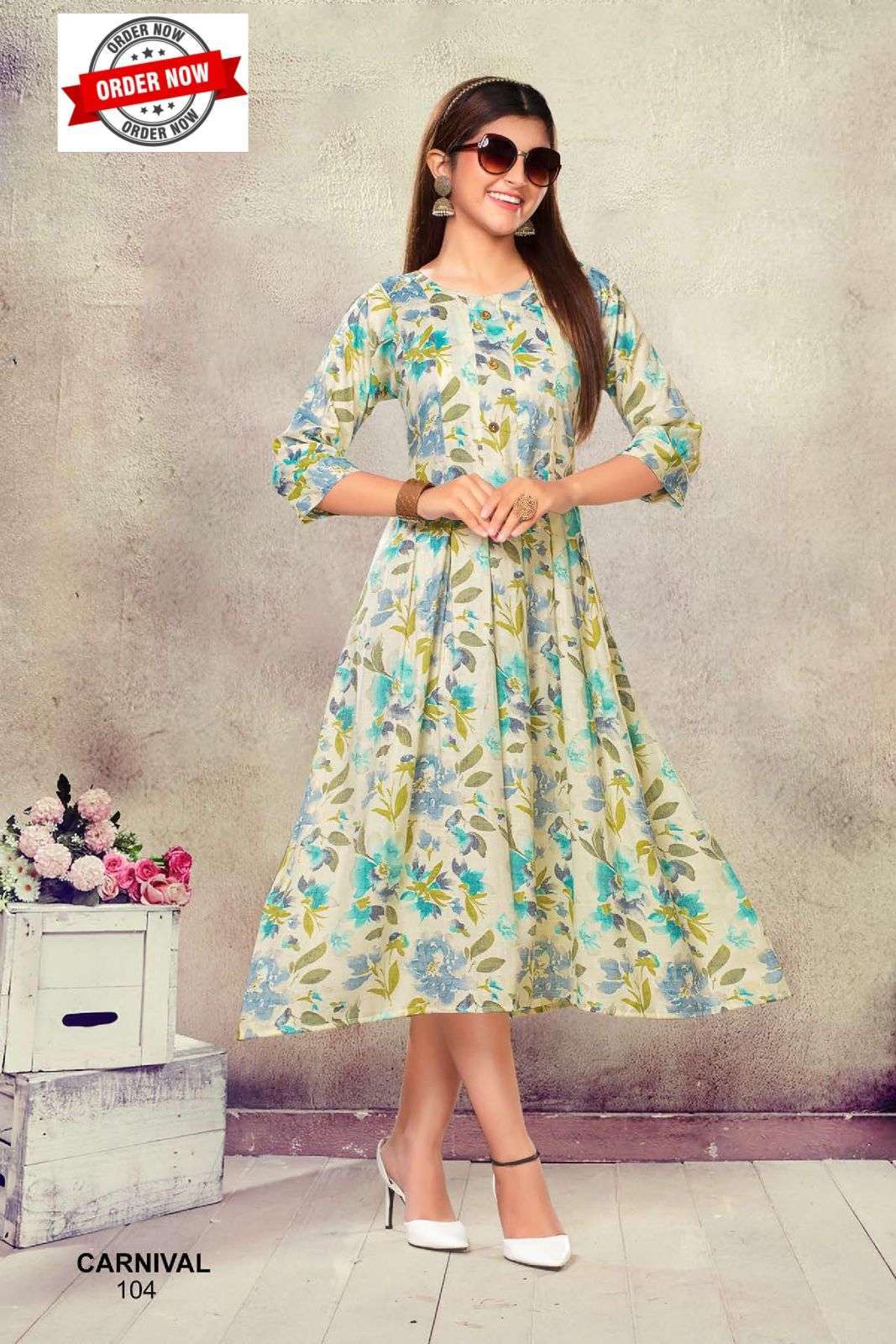 TRENDY CARNIVAL VOL.1 Kurti distributor in Gujarat