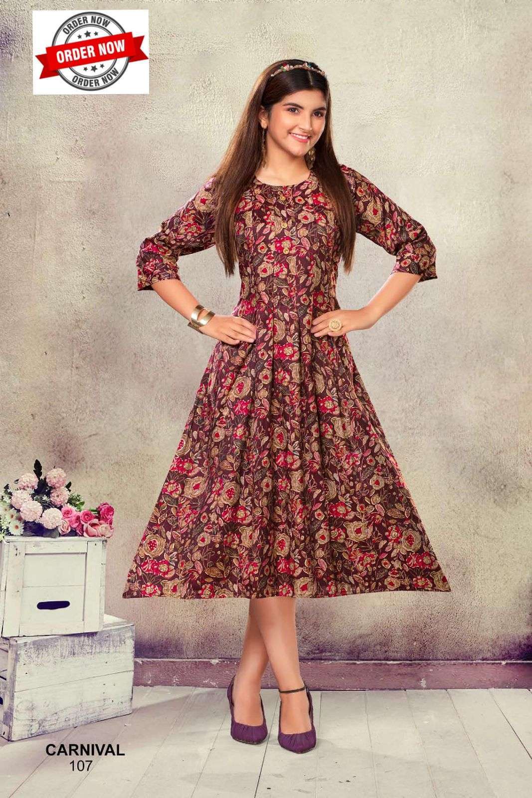 TRENDY CARNIVAL VOL.1 Kurti distributor in Gujarat